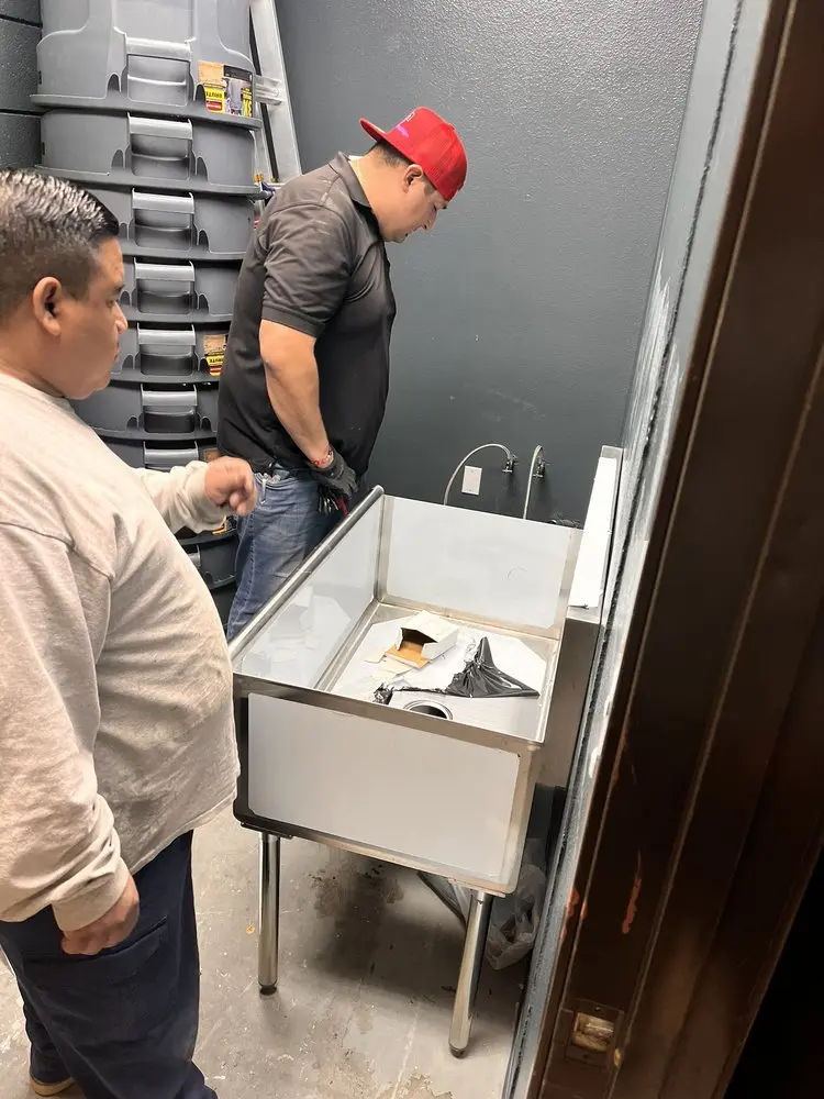 Commercial plumbing and sink installation in Sedalia